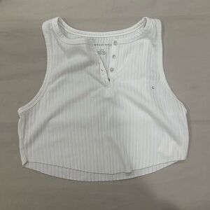 White crop top